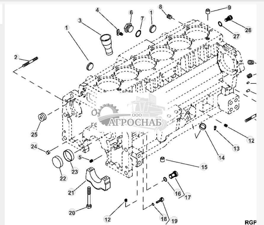 4634 Cylinder Block Fittings 